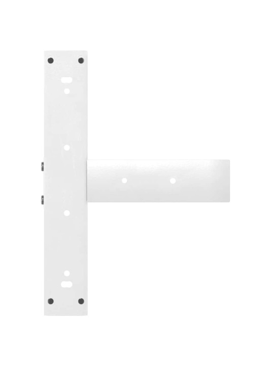 KOHVILAUA JALAD T-KUJULISED 2 TK VALGED 50 X 25 X (42-43) CM TERASEST
