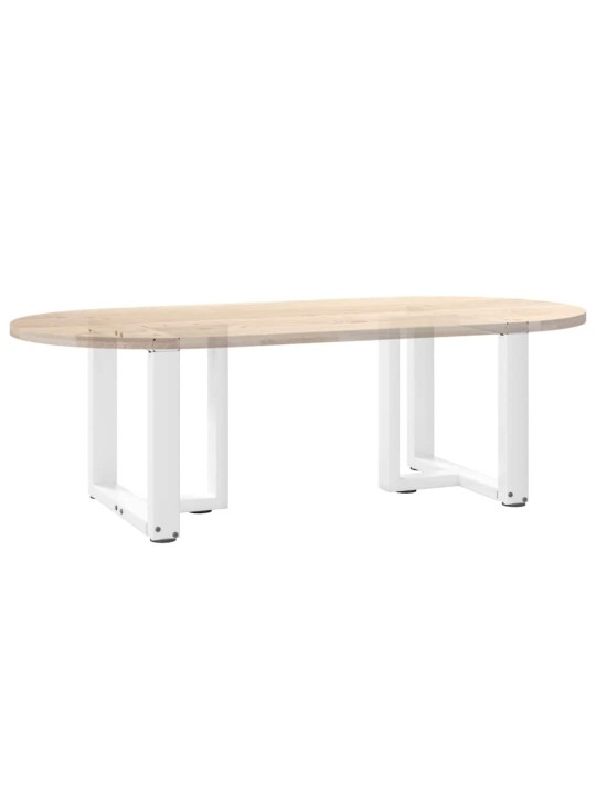 KOHVILAUA JALAD T-KUJULISED 2 TK VALGED 50 X 25 X (42-43) CM TERASEST