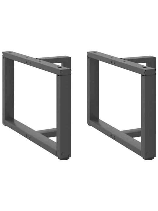 KOHVILAUA JALAD T-KUJULISED 2 TK, ANTRATSIITHALL, 60 X 25 X (42-43) CM, TERAS