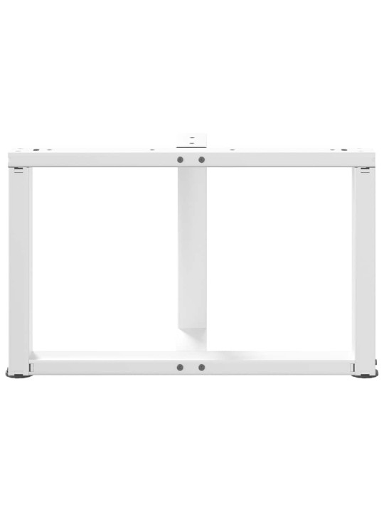 KOHVILAUA JALAD T-KUJULISED 2 TK VALGED 70 X 25 X (42-43) CM TERASEST