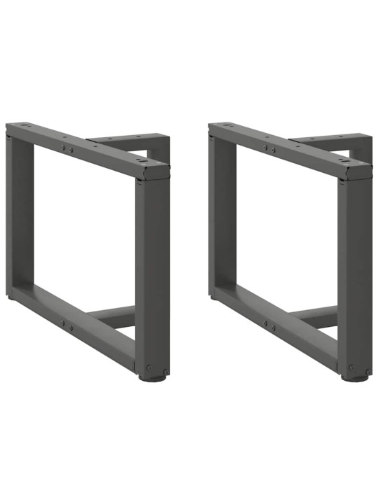 KOHVILAUA JALAD T-KUJULISED 2 TK, ANTRATSIITHALL, 70 X 25 X (42-43) CM, TERAS