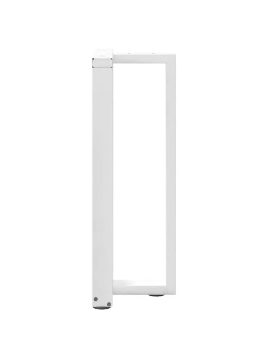 KONSOOLLAUA JALAD T-KUJULISED, 2 TK, VALGED, 25 X 28 X (72–73) CM, TERAS