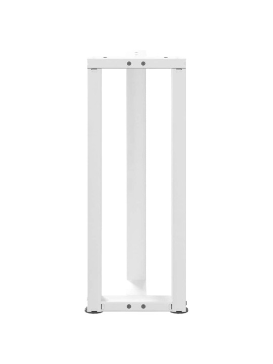 KONSOOLLAUA JALAD T-KUJULISED, 2 TK, VALGED, 25 X 28 X (72–73) CM, TERAS