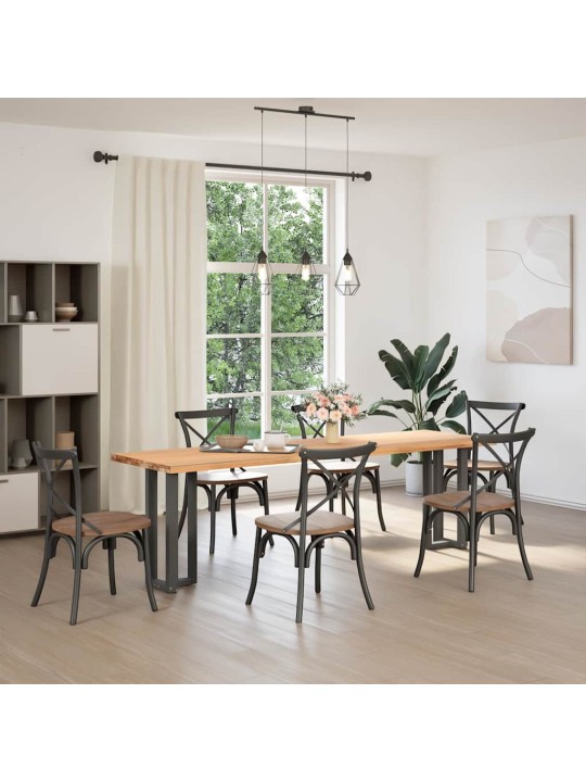 KONSOOLLAUA JALAD T-KUJULISED 2 TK, ANTRATSIITHALL, 25 X 28 X (72-73) CM, TERAS