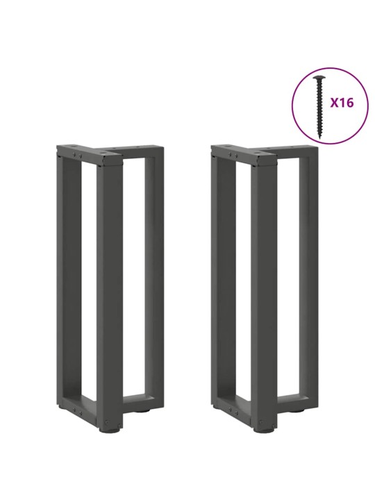 KONSOOLLAUA JALAD T-KUJULISED 2 TK, ANTRATSIITHALL, 25 X 28 X (72-73) CM, TERAS