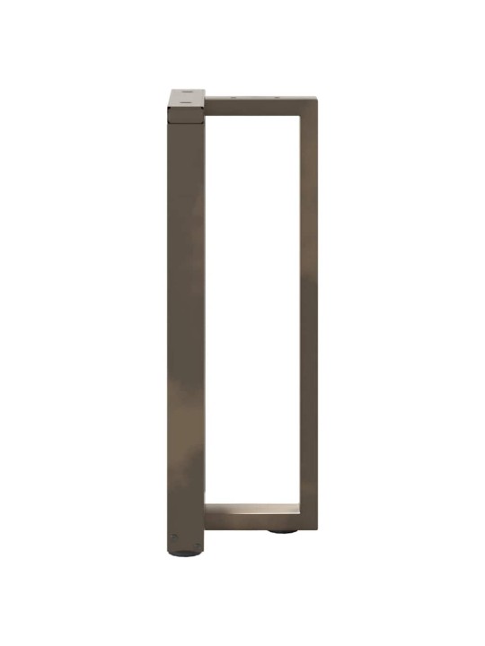 KONSOOLLAUA JALAD, T-KUJULISED, 2 TK, MUSTAD, 25 X 28 X (72–73) CM, TERAS