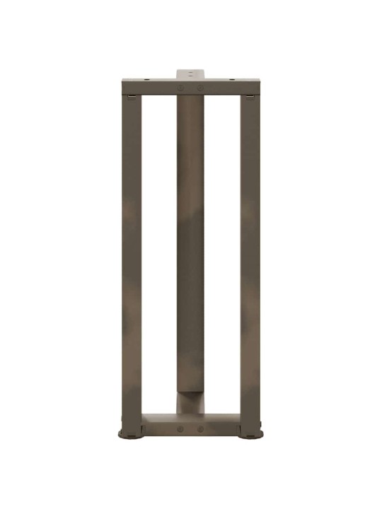 KONSOOLLAUA JALAD, T-KUJULISED, 2 TK, MUSTAD, 25 X 28 X (72–73) CM, TERAS
