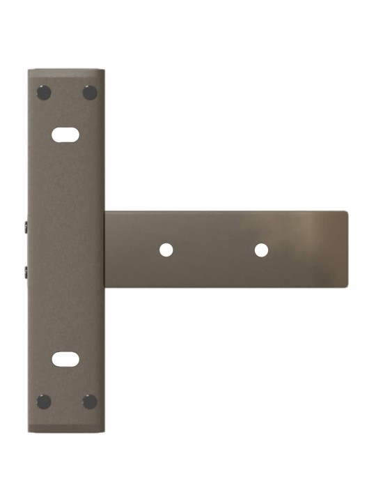 KONSOOLLAUA JALAD, T-KUJULISED, 2 TK, MUSTAD, 38 X 25 X (72–73) CM, TERAS