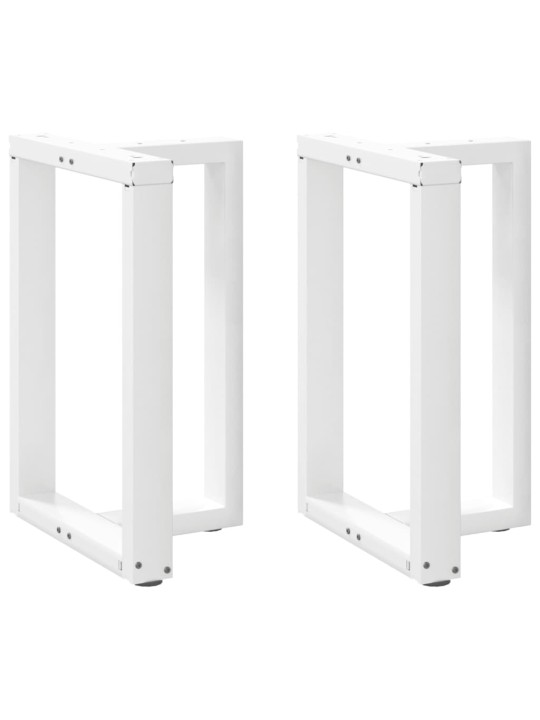 SÖÖGILAUA JALAD T-KUJULISED 2 TK VALGED 50 X 35 X (72-73) CM TERASEST