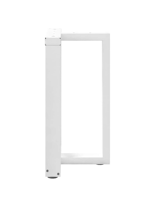 SÖÖGILAUA JALAD T-KUJULISED 2 TK VALGED 50 X 35 X (72-73) CM TERASEST