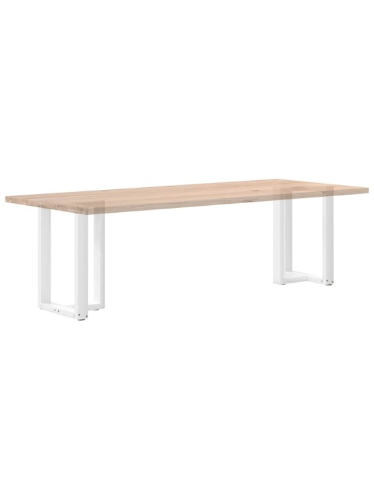 SÖÖGILAUA JALAD T-KUJULISED 2 TK VALGED 50 X 35 X (72-73) CM TERASEST