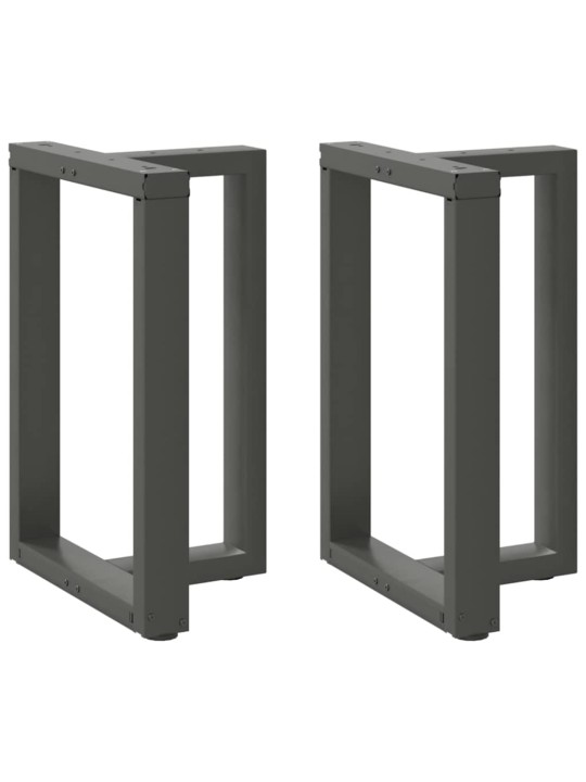 SÖÖGILAUA JALAD, T-KUJULISED, 2 TK, ANTRATSIITHALL, 50 X 35 X (72-73) CM, TERAS