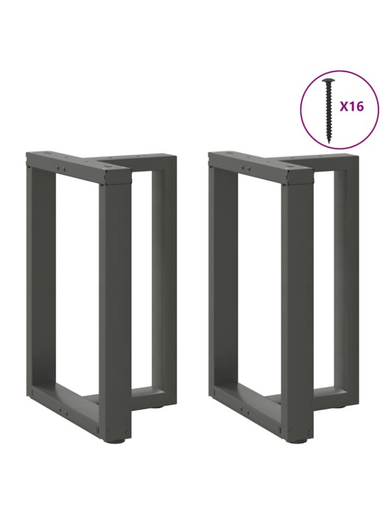 SÖÖGILAUA JALAD, T-KUJULISED, 2 TK, ANTRATSIITHALL, 50 X 35 X (72-73) CM, TERAS