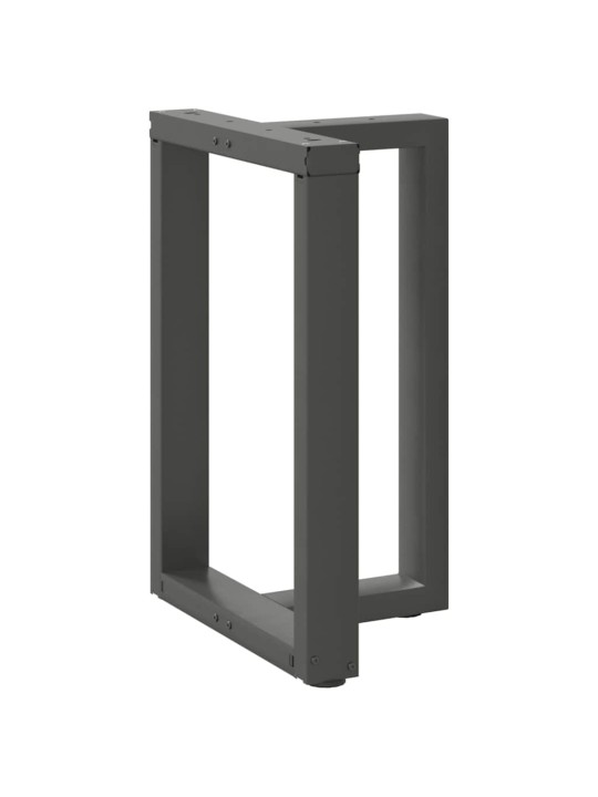 SÖÖGILAUA JALAD, T-KUJULISED, 2 TK, ANTRATSIITHALL, 50 X 35 X (72-73) CM, TERAS
