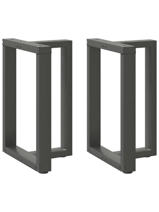 SÖÖGILAUA JALAD, T-KUJULISED, 2 TK, ANTRATSIITHALL, 60 X 35 X (72-73) CM, TERAS
