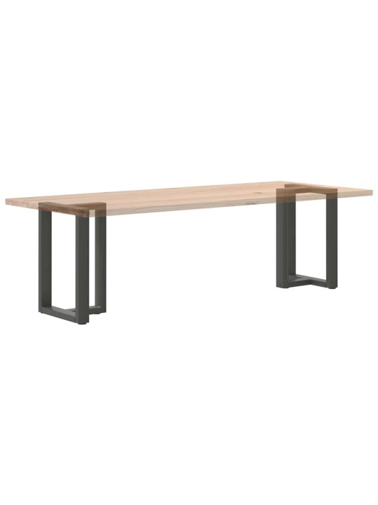 SÖÖGILAUA JALAD, T-KUJULISED, 2 TK, ANTRATSIITHALL, 60 X 35 X (72-73) CM, TERAS