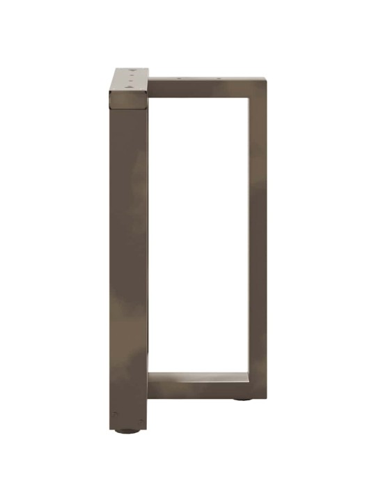 SÖÖGILAUA JALAD, T-KUJULISED, 2 TK, MUSTAD, 60 X 35 X (72–73) CM, TERAS
