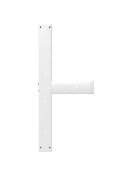 SÖÖGILAUA JALAD T-KUJULISED 2 TK VALGED 70 X 35 X (72-73) CM TERASEST
