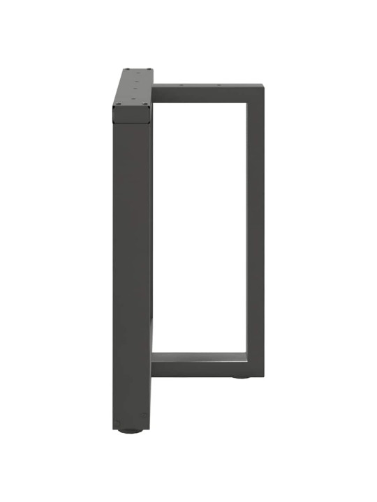 SÖÖGILAUA JALAD, T-KUJULISED, 2 TK, ANTRATSIITHALL, 70 X 35 X (72-73) CM, TERAS