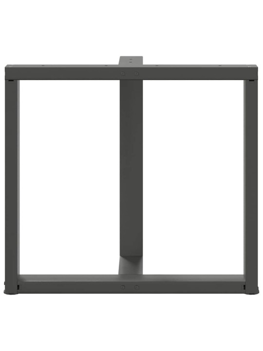 SÖÖGILAUA JALAD, T-KUJULISED, 2 TK, ANTRATSIITHALL, 70 X 35 X (72-73) CM, TERAS