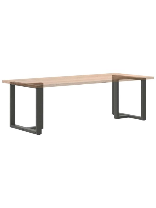 SÖÖGILAUA JALAD, T-KUJULISED, 2 TK, ANTRATSIITHALL, 70 X 35 X (72-73) CM, TERAS