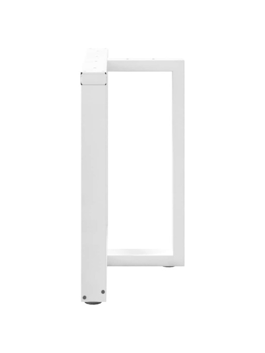 SÖÖGILAUA JALAD T-KUJULISED 2 TK VALGED 80 X 35 X (72-73) CM TERASEST
