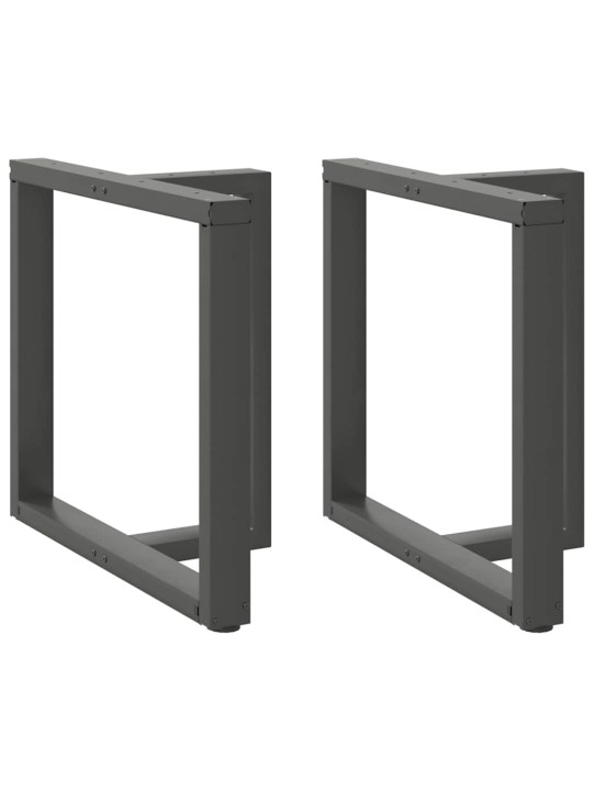 SÖÖGILAUA JALAD, T-KUJULISED, 2 TK, ANTRATSIITHALL, 80 X 35 X (72-73) CM, TERAS
