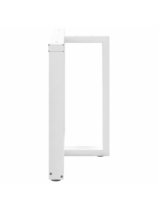 SÖÖGILAUA JALAD T-KUJULISED, 2 TK, VALGED, 90 X 35 X (72–73) CM, TERAS