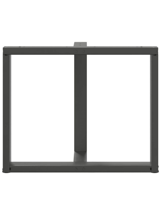 SÖÖGILAUA JALAD, T-KUJULISED, 2 TK, ANTRATSIITHALL, 90 X 35 X (72-73) CM, TERAS