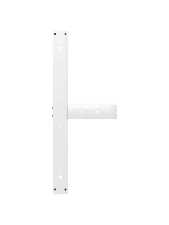 SÖÖGILAUA JALAD T-KUJULISED 2 TK VALGED 100 X 35 X (72-73) CM TERASEST