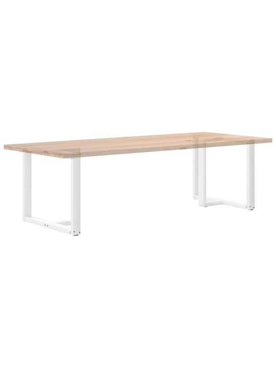SÖÖGILAUA JALAD T-KUJULISED 2 TK VALGED 100 X 35 X (72-73) CM TERASEST