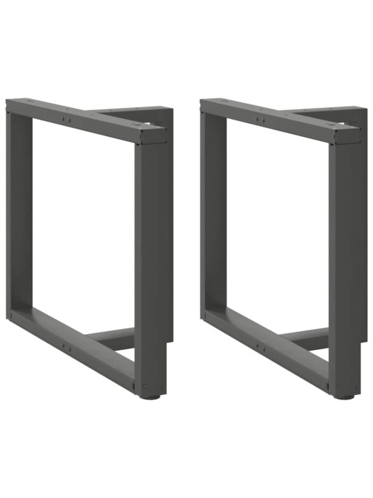 SÖÖGILAUA JALAD, T-KUJULISED, 2 TK, ANTRATSIITHALL, 100 X 35 X (72-73) CM, TERAS