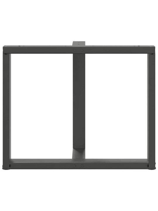 SÖÖGILAUA JALAD, T-KUJULISED, 2 TK, ANTRATSIITHALL, 100 X 35 X (72-73) CM, TERAS