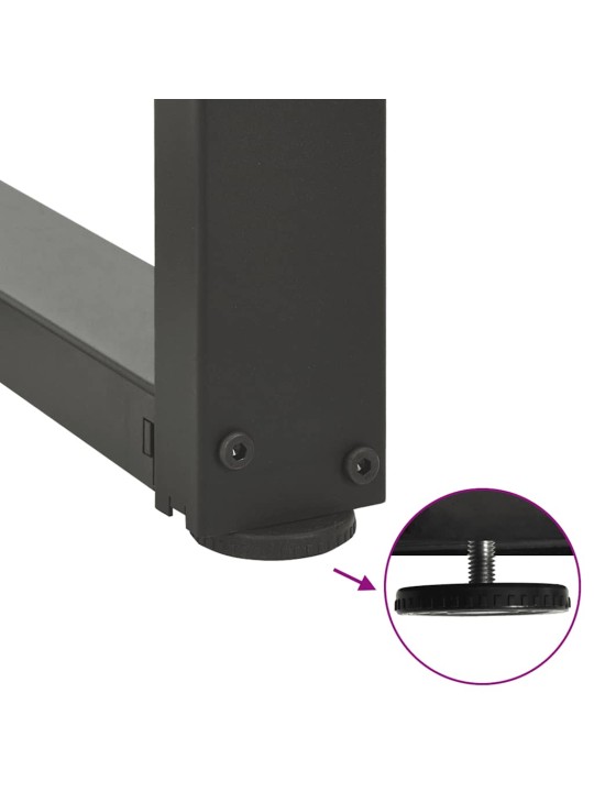 SÖÖGILAUA JALAD, T-KUJULISED, 2 TK, ANTRATSIITHALL, 100 X 35 X (72-73) CM, TERAS