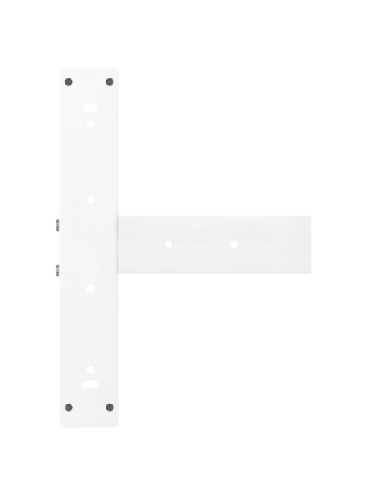 BAARILAUA JALAD T-KUJULISED 2 TK, VALGED, 40 X 35 X (90-91) CM, TERAS