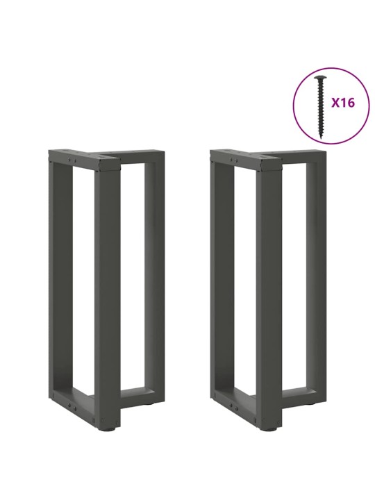 BAARILAUA JALAD T-KUJULISED 2 TK, ANTRATSIITHALL, 40 X 35 X (90-91) CM, TERAS