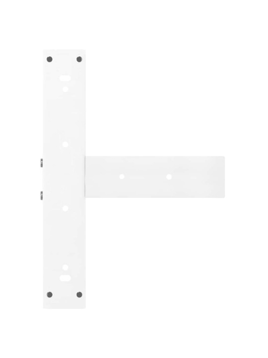 BAARILAUA JALAD T-KUJULISED, 2 TK, VALGED, 50 X 35 X (90–91) CM, TERAS