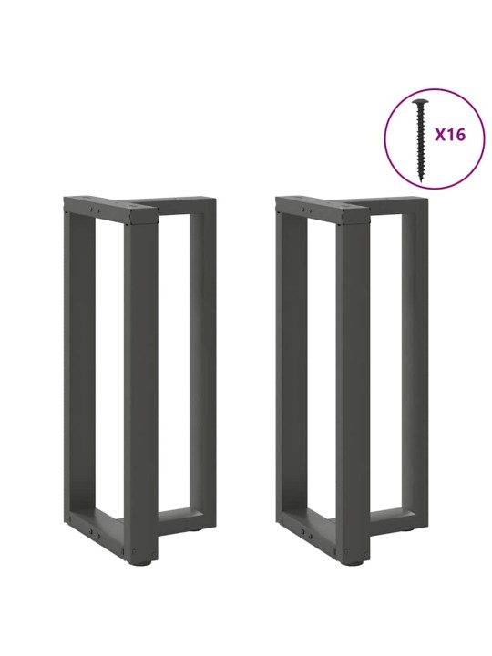 BAARILAUA JALAD T-KUJULISED 2 TK, ANTRATSIITHALL, 50 X 35 X (90-91) CM, TERAS