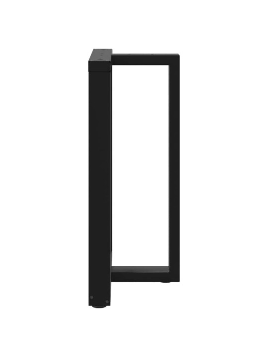BAARILAUA JALAD, T-KUJULISED, 2 TK, MUSTAD, 60 X 35 X (90-91) CM, TERAS