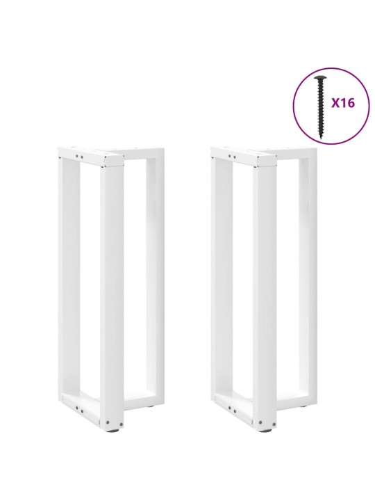 BAARILAUA JALAD T-KUJULISED, 2 TK, VALGED, 50 X 35 X (100-101) CM, TERAS