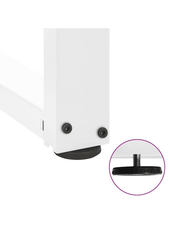 BAARILAUA JALAD T-KUJULISED, 2 TK, VALGED, 50 X 35 X (100-101) CM, TERAS