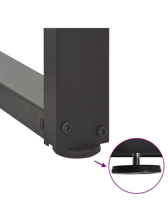 BAARILAUA JALAD T-KUJULISED 2 TK, ANTRATSIITHALL, 50 X 35 X (100-101) CM, TERAS