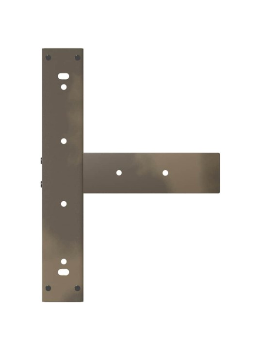 BAARILAUA JALAD, T-KUJULISED, 2 TK, MUSTAD, 50 X 35 X (100-101) CM, TERAS