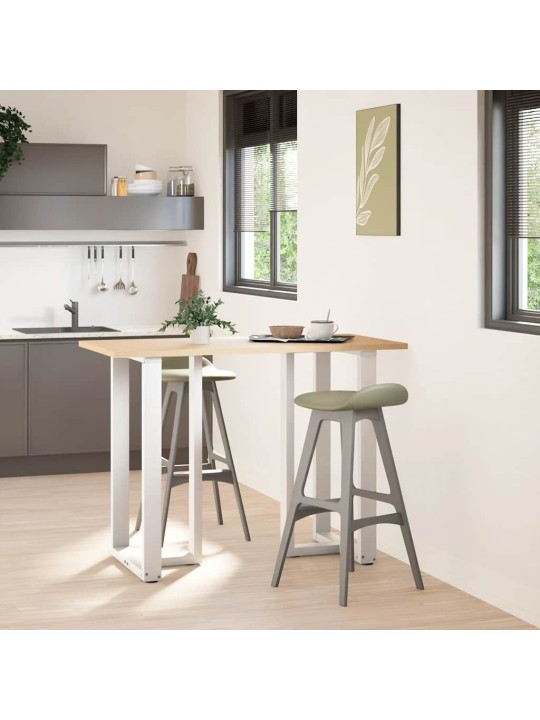 BAARILAUA JALAD T-KUJULISED, 2 TK, VALGED, 60 X 35 X (100-101) CM, TERAS