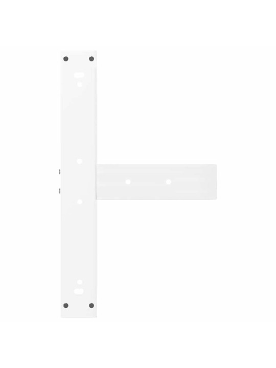 BAARILAUA JALAD T-KUJULISED, 2 TK, VALGED, 60 X 35 X (100-101) CM, TERAS