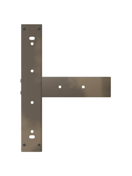 BAARILAUA JALAD, T-KUJULISED, 2 TK, MUSTAD, 40 X 35 X (110-111) CM, TERAS