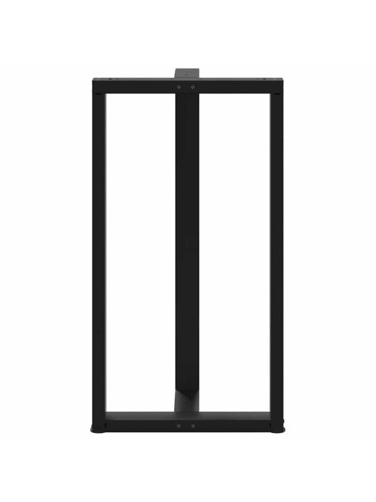 BAARILAUA JALAD, T-KUJULISED, 2 TK, MUSTAD, 60 X 35 X (110-111) CM, TERAS