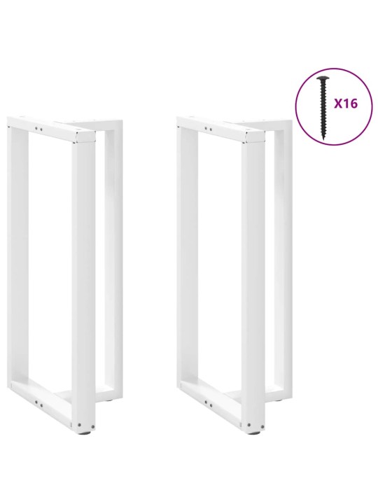 BAARILAUA JALAD T-KUJULISED, 2 TK, VALGED, 60 X 35 X (110-111) CM, TERAS