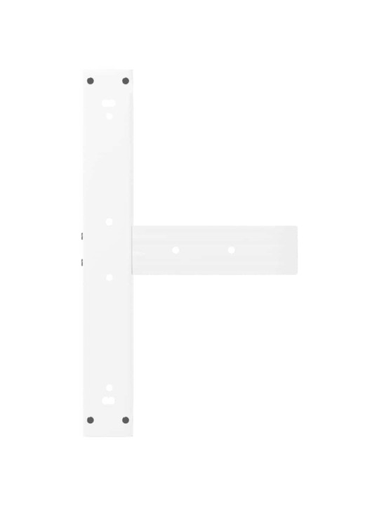 BAARILAUA JALAD T-KUJULISED, 2 TK, VALGED, 60 X 35 X (110-111) CM, TERAS