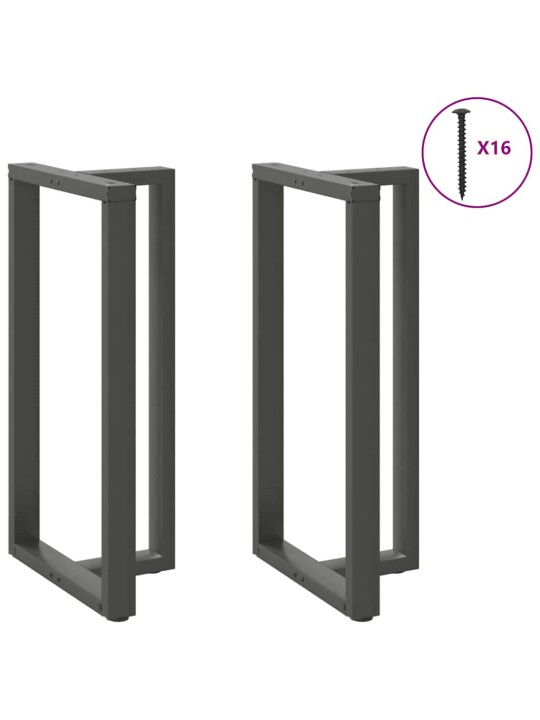 BAARILAUA JALAD T-KUJULISED 2 TK, ANTRATSIITHALL, 60 X 35 X (110-111) CM, TERAS